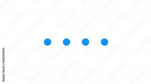 Website loader animation. Colorful loading progress icon animation for web design on white background. 4k video