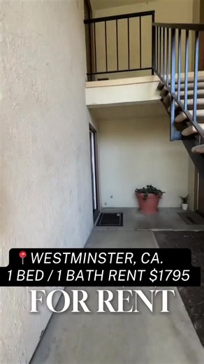 Westminster CA 1 Bedroom Apartment for Rent $1,795 — Deposit $200