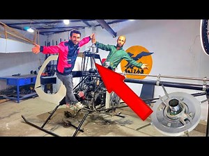 "Building an ultralight helicopter with disposable materials!"