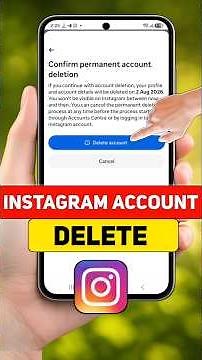 how to delete instagram account ! instagram account delete kaise kare permanently