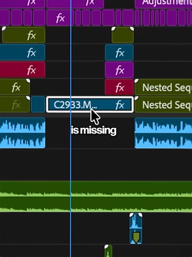How to Relink Missing Audio in Premiere 👇 Select your clip with the missing audio and hit