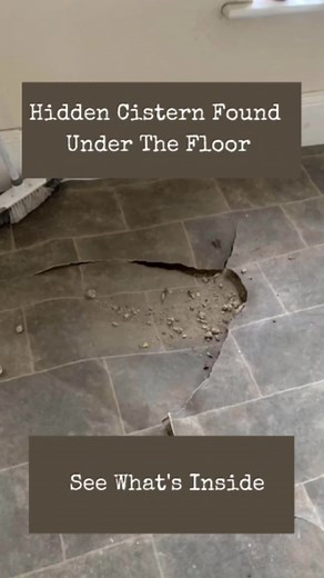 2.5M views · 10K reactions | Hidden cistern found under kitchen floor reveals a few treasures. #hiddendoor #secretroom #hiddenrooms #secretdoor #antiquehouse #antiquehome #oldhouse | A House with History | Facebook
