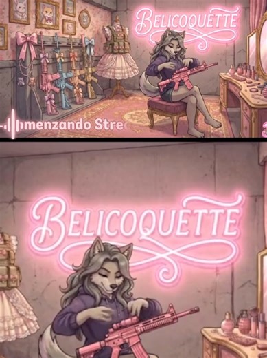 Preview del himno del clan. Belicoquette lights on! 🎶#fyp #streamer #twitchstreamer