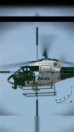 GTA 5 | Franklin Epic Sniper Headshot All SWAT Team in Police Helicopter 🔫🚁🚨 | shorts