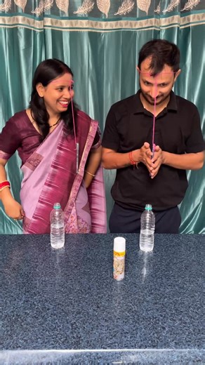 Family Experiment Adda 殺 on Instagram: "Put The Pen In The Bottle Challenge 林藍 #funny #challenge #shorts #viral #games"