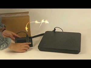 How to connect the postal scale with the computer?