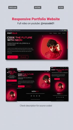 Creating a Stunning Portfolio Website with HTML & CSS