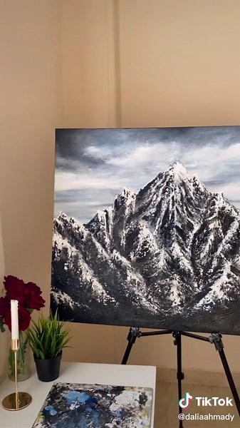 How to Draw Snowy Mountains Tutorial