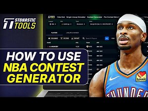 How To Win At NBA DFS In 2025-26 | How to use Contest Generator
