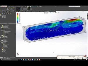 Simulación de agitación de tanque en Solidworks
