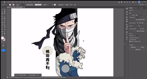 Demon Swordsman Vector Art | Japanese Ninja Anime Style Svg Png Eps Ai | Dtf Ready Digital Download - Etsy