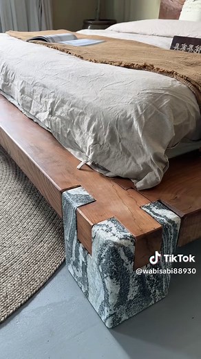 Solid Wood Bed Ideas for a Wabi-Sabi Bedroom