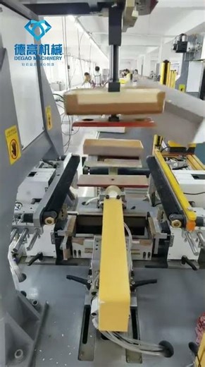 Servo Cam Forming Machine | Round Corner Wooden Box Making Process#formingmachine #wrappingmachine