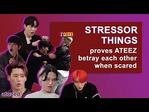 This show proves ATEEZ betray each other instantly when scared (part 1)