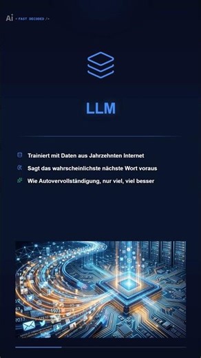 Was ist ein LLM? Das steckt hinter ChatGPT #shorts