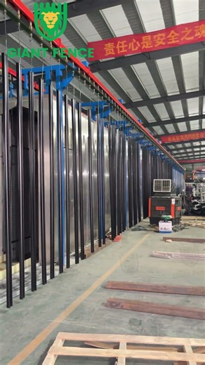 Ever wondered how a palisade fence gets its perfect, lasting finish?