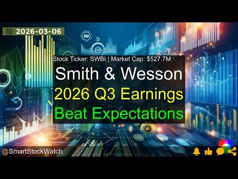 Smith & Wesson (SWBI|$527.7M) - 2026 Q3 Earnings Analysis