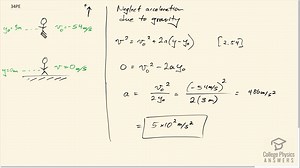 OpenStax College Physics Solution, Chapter 2, Problem 34 (Problems and Exercises)