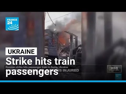 Russian strike hits train station in Ukraine, killing at least one