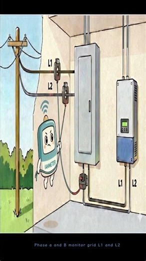 One Three-Phase Meter for Split-Phase Solar Monitoring (Grid + Inverter)