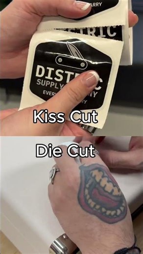Die Cut Vs Kiss Cut