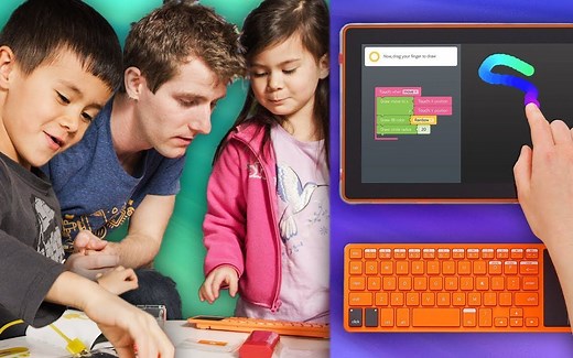 【官方双语】和孩子们一起装平板式PC - Kano Computer Kit Touch展示#linus谈科技