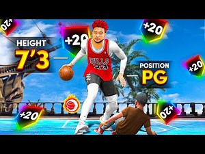 I created a 7'3 Point Guard with 20 Cap Breakers on NBA 2K25