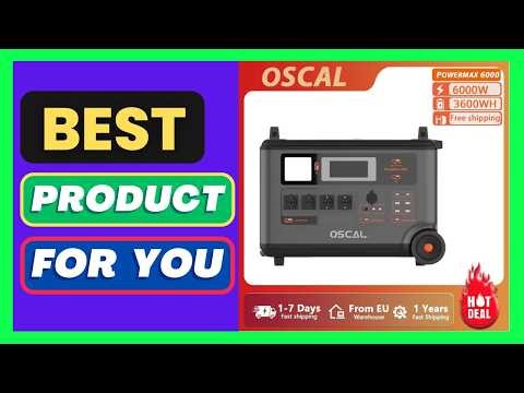 Oscal PowerMax 6000W Portable Power Station 3600W
