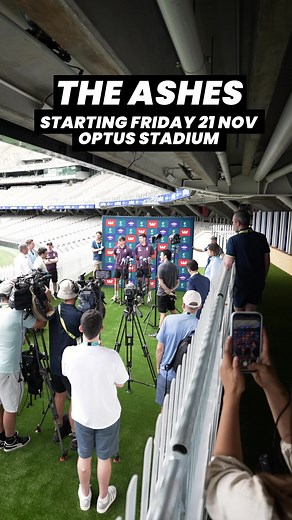 6.6K views · 60 reactions | Catch the Ashes from this Friday at Optus Stadium  It'll be the first Ashes hosted at Optus, and with the first two days already sold out - it's set to be the biggest Test attendance ever in WA! | Roger Cook | Facebook