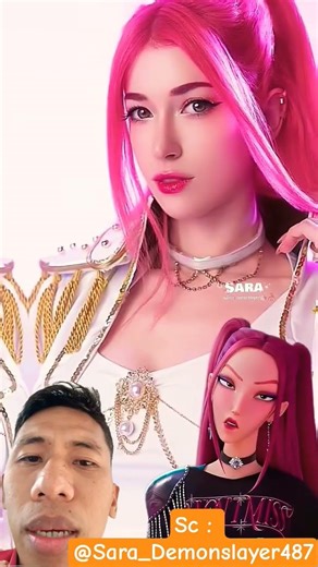 k-pop artist demon hunter ‼️@Sara_Demonslayer487‼️#greenscreen #kpop #kpopdemonshunters #shorts