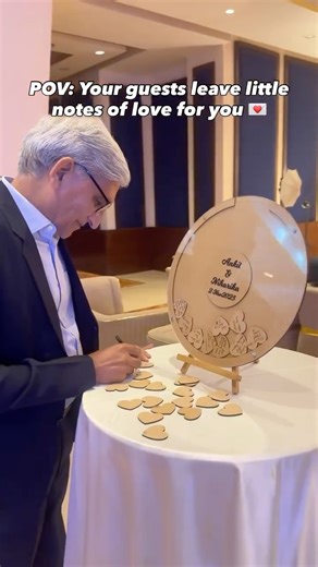 Muskaan Rajput on Instagram: "Your guests don’t just attend- they leave a little piece of their heart behind! 💌 Perfect DIY memory wall idea for weddings, sangeets, and mehendis. ♥️✨ ( wedding diy activity, sangeet ideas, wedding memory keepsake, heart trinket wishes, wedding guest wall, diy wedding décor india, personalized wedding ideas, wedding souvenir, craftsbazaar wedding, creative wedding activity, handmade wedding ideas )"