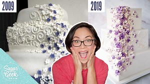 10K views · 308 reactions | FULL tutorial on my blog! https://sugargeekshow.com/news/how-to-make-a-wedding-cake-2/ Everything I wish I had known when I made my first wedding cake back in 2009. From the tools to the techniques! For the piping, I'm using a #4 round piping tip for the buttercream swirls. | Sugar Geek Show | Facebook