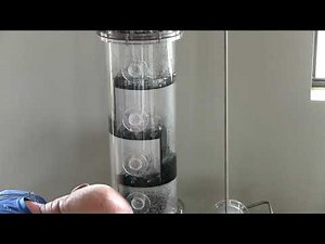 Acrylic Distillation Training Tower w/Reboiler & Roto-Meters/DTT-5 Demo