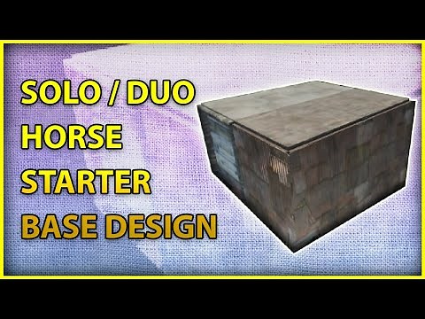SOLO/DUO Horse Starter | Rust Base Design