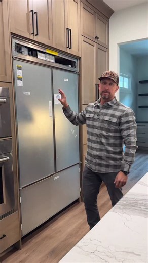 HD Builders / Custom Home Builders on Instagram: "Panel-ready appliances are an awesome upgrade that give your kitchen that seamless, high-end look — your fridge and dishwasher blend perfectly with your cabinets for a clean, uniform finish. Here’s the process 👇 We always install the appliances first, then take precise measurements for your custom panels. Never order off website specs alone — they can be slightly off, and precision matters for that perfect fit. These panels usually have a