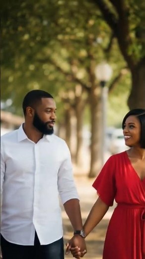 Two lovers holding hands and walking |romantic