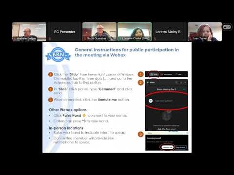 BRN Intervention Evaluation Committee Meeting - November 3, 2025