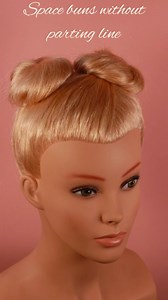 17K views · 2.4K reactions | Space buns ✨ #hairstyle #hairtutorial #hairbun | Olya Pobigailo | Facebook