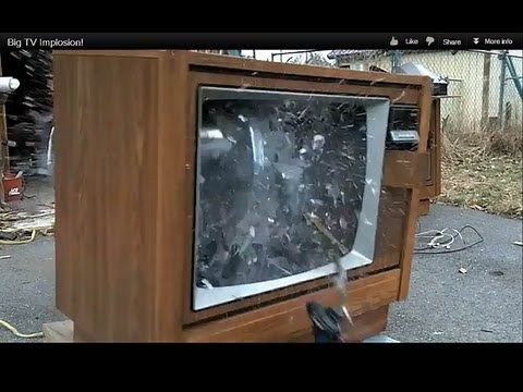 Big TV Implosion!