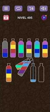 Water Sort Puzzle nivel 495
