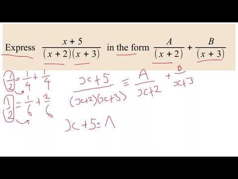 Partial Fractions A Level Maths