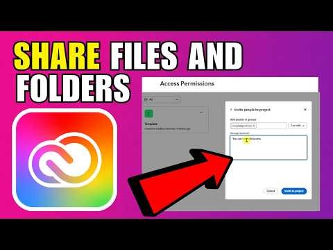 How To Share Files And Folders In Adobe Creative Cloud (2026) (Complete Guide)