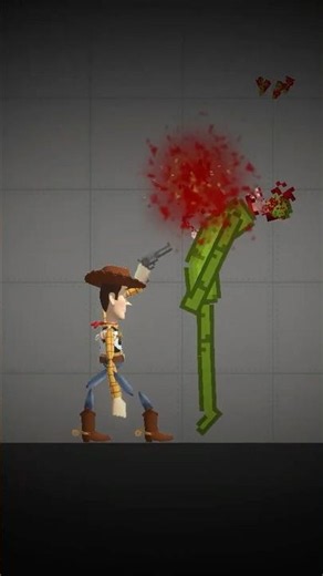 Woody Mod in Melon Sandbox! #shorts #gaming #melonsanbox