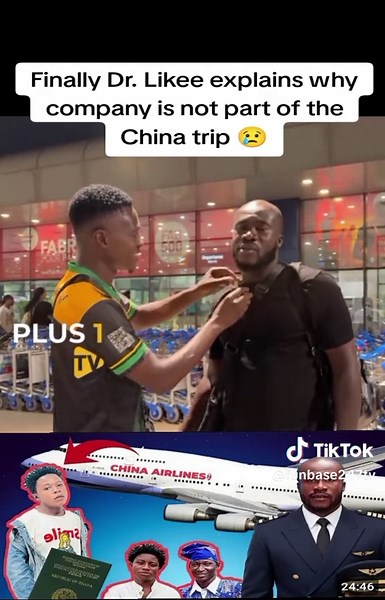 Finally Dr. Likee explains why company is not part of the China trip 😢 #ghanatiktok🇬🇭 #funbase247tv #trend #fypシ #akabenezer