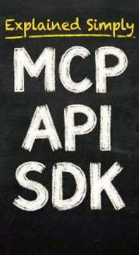 API vs SDK vs MCP: The Ultimate Breakdown #MCP #AIcoding #APIvsSDK #AIagent #AgenticAI #MCPvsAPI