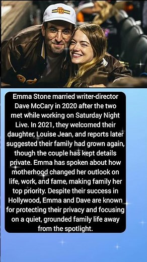 “Motherhood Changed Emma Stone’s Life More Than Fame Ever Did ❤️”