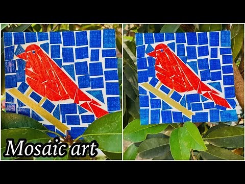 Diy Paper Mosaic Art for Beginners | Basic Mosaic Art Tutorial | Home Decor Ideas (Simple and Easy!)