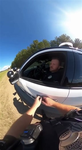 Cop Pulls Over Another Cop… Then Does THIS 😳😂