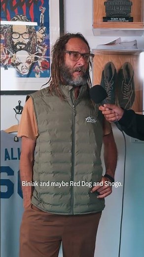 Tony Alva reliving his dream session at the Dog Bowl.