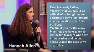 WATCH: Because YOU give, First Liberty was able to fight for this brave 15 yr. old, Hannah Allen, when school officials wrongfully told her that she would have to pray with her friends behind a curtain in the lunchroom. Within a few weeks, the school responded, apologized to Hannah and her friends and she said this prayer at her school’s graduation ceremony. Hannah’s courage to stand strong for her faith is not just a win for students in this small town…it’s a win for ALL students across our cou